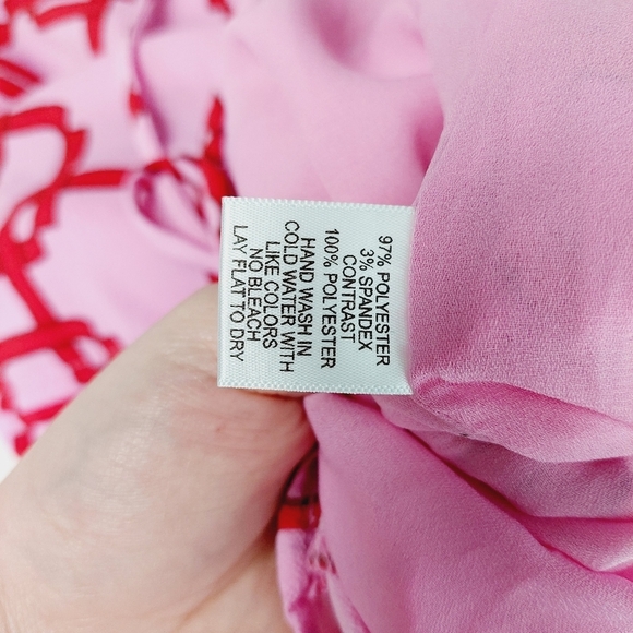 Gibson Pink Chain Link Mykonos Racerback Summer Romper P1335 - Picture 8 of 9